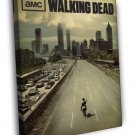 The Walking Dead TV Series  20x16 inch FRAMED CANVAS WALL PRINT