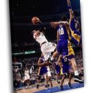 Allen Iverson Philadelphia 76ers Sixers Shot WALL  20x16 inch FRAMED CANVAS PRINT