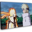 Naruto Uzumaki Namikaze Minato Characters Anime Manga WALL  20x16 inch FRAMED CANVAS PRINT