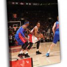 DeMar DeRozan Toronto Raptors Basketball Art  20x16 inch FRAMED CANVAS WALL PRINT