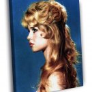 Brigitte Bardot Old Retro Vintage Classic WALL  20x16 inch FRAMED CANVAS PRINT