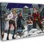 Fairy Tail Characters Lucy Happy Erza Gray Loxar Anime WALL 20x16 inch FRAMED CANVAS PRINT