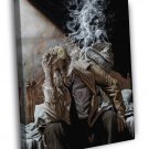 John Constantine Smoke Comic Art WALL  20x16 inch FRAMED CANVAS PRINT