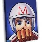 Speed Racer Mach GoGoGo Anime Manga Amazing Cartoon WALL  20x16 inch FRAMED CANVAS PRINT