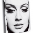 Adele Portrait BW Music Singer Rare WALL  20x16 inch FRAMED CANVAS PRINT