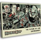 Robocop 1987 Movie Characters Awesome Art  20x16 inch FRAMED CANVAS WALL PRINT