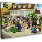 The Boondocks Cool Cartoon Art Tv Series WALL  20x16 inch FRAMED CANVAS PRINT