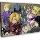 Fullmetal Alchemist Characters Anime Manga Art  20x16 inch FRAMED CANVAS WALL PRINT