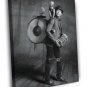 Dave Matthews Funny Monkey Retro Music BW WALL 20x16 inch FRAMED CANVAS PRINT