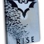 Batman Logo Dark Knight Rises Cool Art Artwork WALL 20x16 inch FRAMED CANVAS PRINT