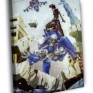 Ghost in the Shell Tachikoma Kusanagi Manga WALL  20x16 inch FRAMED CANVAS PRINT