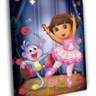 Dora The Explorer Ballet Tv Series WALL  20x16 inch FRAMED CANVAS PRINT