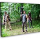 Daryl Dixon Michonne Bob Stookey The Walking Dead TV  20x16 inch FRAMED CANVAS WALL PRINT