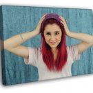 Ariana Grande Cute Singer Actress Music  20x16 inch FRAMED CANVAS WALL PRINT