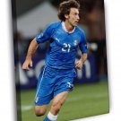 Andrea Pirlo Italy Football Soccer Sport  20x16 inch FRAMED CANVAS WALL PRINT