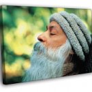 Osho Acharya Rajneesh Indian Guru Portrait WALL  20x16 inch FRAMED CANVAS PRINT