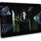 The Matrix Movie Neo Bullets Art Painting Keanu Reeves  20x16 inch FRAMED CANVAS WALL PRINT