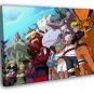 Naruto Ultimate Ninja Characters Anime Manga WALL  20x16 inch FRAMED CANVAS PRINT