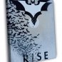 Batman Logo Dark Knight Rises Cool Art Artwork WALL 20x16 inch FRAMED CANVAS PRINT
