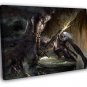 Fantasy Elf Monster Fight Battle Art  20x16 inch FRAMED CANVAS WALL PRINT