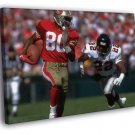 Jerry Lee Rice San Francisco 49ers Football  20x16 inch FRAMED CANVAS WALL PRINT