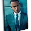 Chris Brown Amazing Portrait Suit Handsome Elegant WALL  20x16 inch FRAMED CANVAS PRINT