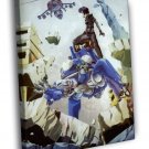 Ghost in the Shell Tachikoma Kusanagi Manga WALL  20x16 inch FRAMED CANVAS PRINT