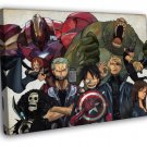 One Piece Characters Anime Manga Art  20x16 inch FRAMED CANVAS WALL PRINT