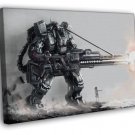 Mech Robot Weapon Gun Awesome Sci-Fi Cyberpunk Art  20x16 inch FRAMED CANVAS WALL PRINT