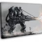 Mech Robot Weapon Gun Awesome Sci-Fi Cyberpunk Art  20x16 inch FRAMED CANVAS WALL PRINT
