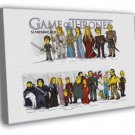 Game of Thrones Funny Art TV Series WALL  20x16 inch FRAMED CANVAS PRINT