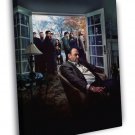 The Sopranos Characters Tony James Gandolfini TV WALL  20x16 inch FRAMED CANVAS PRINT