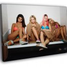 Gomez Hudgens Benson Morris Hot Girls Movie WALL  20x16 inch FRAMED CANVAS PRINT