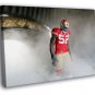Patrick Willis San Francisco 49ers Football WALL 20x16 inch FRAMED CANVAS PRINT