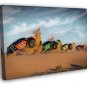 Mini Cooper Dakar Rally Race Jump Sand Desert Dunes  20x16 inch FRAMED CANVAS WALL PRINT