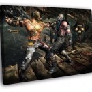 Mortal Kombat X Kano Sub-Zero Fight Video Game  20x16 inch FRAMED CANVAS WALL PRINT