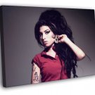Amy Winehouse Beautiful Portrait R&B Singer  20x16 inch FRAMED CANVAS WALL PRINT