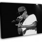 Kendrick Lamar Live Concert Microphone BW Rapper Rap WALL 20x16 inch FRAMED CANVAS PRINT