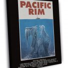 Pacific Rim Awesome Retro Art Kaiju  20x16 inch FRAMED CANVAS WALL PRINT