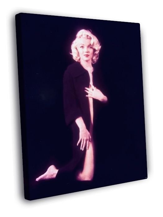 Marilyn Monroe Cute Hot Old Retro Vintage  20x16 inch FRAMED CANVAS WALL PRINT