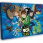 Ben 10 Alien Force Characters Cartoon TV Series Art WALL  20x16 inch FRAMED CANVAS PRINT