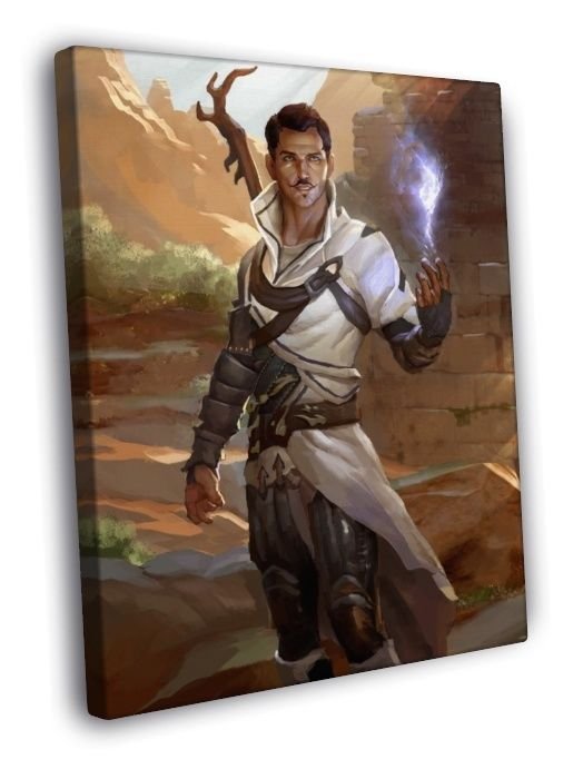 Dragon Age Inquisition Dorian Pavus Game Art  20x16 inch FRAMED CANVAS WALL PRINT