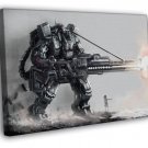 Mech Robot Weapon Gun Awesome Sci-Fi Cyberpunk Art WALL  20x16 inch FRAMED CANVAS PRINT