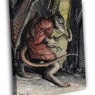 Master Splinter Teenage Mutant Ninja Turtles Art TMNT  20x16 inch FRAMED CANVAS WALL PRINT