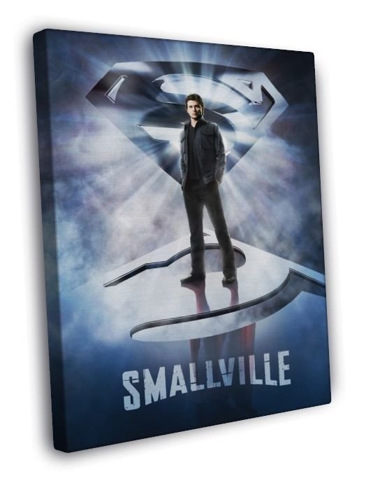 Smallville Tom Welling Clark Kent TV Series WALL  20x16 inch FRAMED CANVAS PRINT