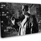 Marv Shotgun Sin City 2 Mickey Rourke BW Movie WALL  20x16 inch FRAMED CANVAS PRINT