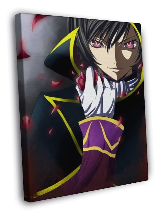 Code Geass Lelouch Anime Manga Art WALL  20x16 inch FRAMED CANVAS PRINT