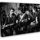 Sex Pistols Rare Sid Vicious Guitars Punk Rock Band WALL  20x16 inch FRAMED CANVAS PRINT