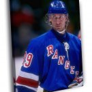 Wayne Gretzky New York Rangers Classic Hockey  20x16 inch FRAMED CANVAS WALL PRINT