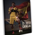 Iker Casillas Spain Goalkeeper Football Soccer Amazing WALL  20x16 inch FRAMED CANVAS PRINT
